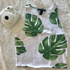 Tropical Print Tank